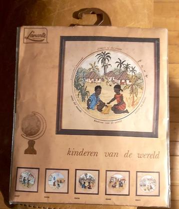 borduurpakket Lanarte 33439 - kinderen van de wereld beschikbaar voor biedingen