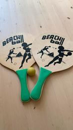 Beach tennisset, Sport en Fitness, Tafeltennis, Ophalen of Verzenden, Gebruikt, Net, Batje(s) of Balletje(s)