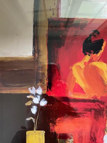Adriana Naveh- Geisha Litho Ingelijst 2004 - Jacques Sauma beschikbaar voor biedingen