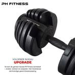 PH Fitness Premium Verstelbare Dumbbell Set 24 kg – 15-in-1, Ophalen, PH Fitness, Nieuw, Info@phfitness.nl