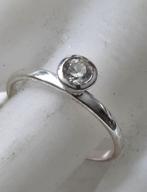 Next mooie zilveren ring met zirkonia 925 (6808-1867), Ophalen, 18 tot 19, Zo goed als nieuw, Dame