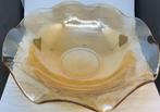 Schaal - JEANNETTE GLASS - Floragold - Louisa - vintage, Ophalen of Verzenden