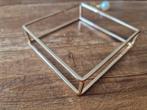 Rose gouden armband uit londen. Dubbel vierkant geo, Ophalen of Verzenden, Nieuw, Goud, Goud