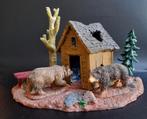 Lemax kerst item kerstdorp bos beren dierentuin, Diversen, Kerst, Verzenden, Zo goed als nieuw