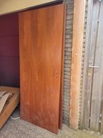 Twee houten opdek binnendeuren, Ophalen, Gebruikt, 80 tot 100 cm, Binnendeur
