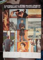 Kunstbeeld poster 1975/85 Raveel Henry Moore Walasse Ting, Verzamelen, Posters, Verzenden, Gebruikt, Rechthoekig Staand