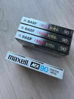 BASF + MAXELL cassette Tapes (NIEUW IN VERPAKKING), 2 t/m 25 bandjes, Overige genres, Ophalen of Verzenden, Nieuw in verpakking