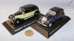 Norev 1/43 : 2 toonzaalmodellen Peugeot 401 & 402, Verzenden, Zo goed als nieuw, Auto, Norev