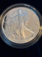 American eagle 2001 proof, Postzegels en Munten, Munten | Amerika, Ophalen of Verzenden, Noord-Amerika, Zilver