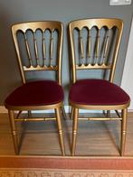 Keizerstoel Napoleon 2x, Huis en Inrichting, Stoelen, Ophalen, Zo goed als nieuw, Hout, Twee