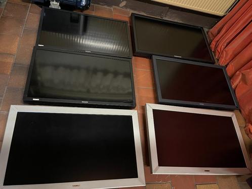 6x TV beeldscherm monitor Philips Samsung Mitsubishi, Audio, Tv en Foto, Televisies, Gebruikt, LCD, 100 cm of meer, Full HD (1080p)