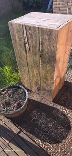 Tuintafel op wielen, Ophalen, Gebruikt, Rechthoekig, Hout