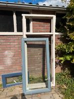 Kozijn met klapraam en draairaam hout, Doe-het-zelf en Verbouw, Kozijnen en Schuifpuien, Ophalen, Hout, Raamkozijn