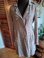Jas transfer maat s beige kant, Kleding | Dames, Jurken, Maat 38/40 (M), Beige, Ophalen of Verzenden, Zo goed als nieuw