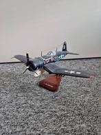 F4u-corsair  schaalmodel van hout., Verzamelen, Luchtvaart en Vliegtuigspotten, Ophalen of Verzenden, Zo goed als nieuw, Schaalmodel