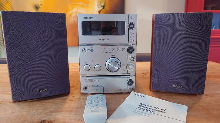 Sony CMT-CPZ1 micro hi-fi system set (tape, cd, tuner), Audio, Tv en Foto, Stereo-sets, Zo goed als nieuw, Cassettedeck, Cd-speler