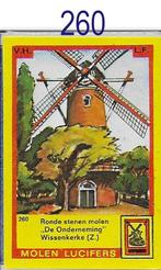 Lu260 luciferdoosje stenen molen de onderneming wissenkerke, Verzamelen, Ophalen of Verzenden, Zo goed als nieuw