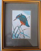 J&J Cash Geweven Vogel Prenten, Antiek en Kunst, Kunst | Etsen en Gravures, Ophalen