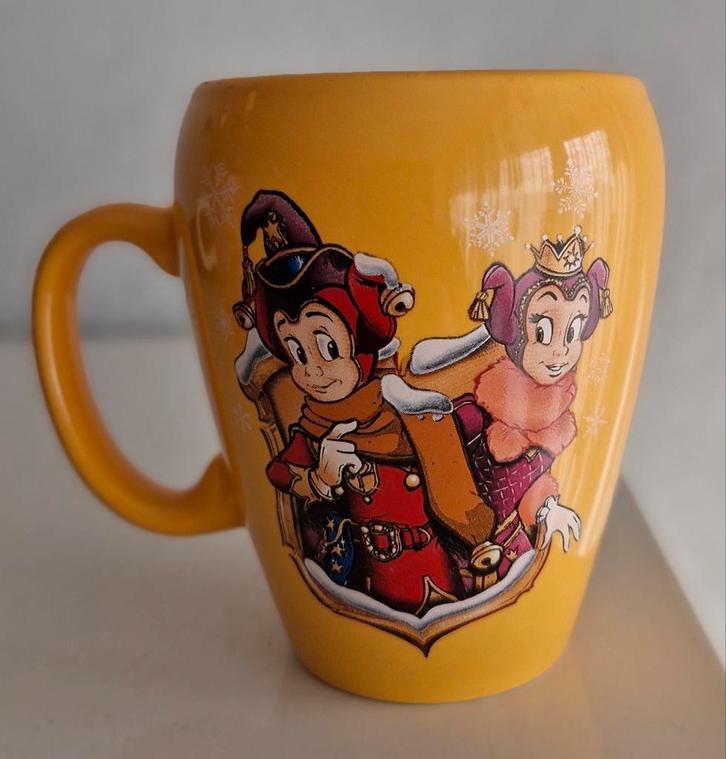 Beker Chocomel Pardoes en Pardijntje, Verzamelen, Efteling, Zo goed als nieuw, Gebruiksvoorwerp, Ophalen of Verzenden