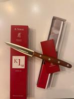 Windmühlenmesser K1M Mittelspitz 90 mm – Pruimenhout –Nieuw, Ophalen of Verzenden, Nieuw, Rvs of Chroom, Los bestek