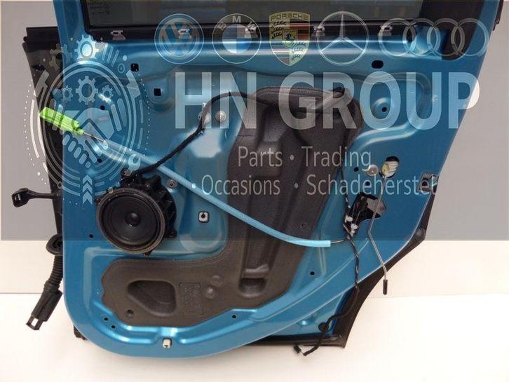 MINI F55 DEUR PORTIER RA ELECTRIC BLUE, Auto-onderdelen, Carrosserie en Plaatwerk, Deur, Gebruikt, Ophalen of Verzenden
