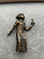 Zeldzaam bronzen beeldje collectors item Corry Ammerlaan, Antiek en Kunst, Kunst | Beelden en Houtsnijwerken, Ophalen of Verzenden