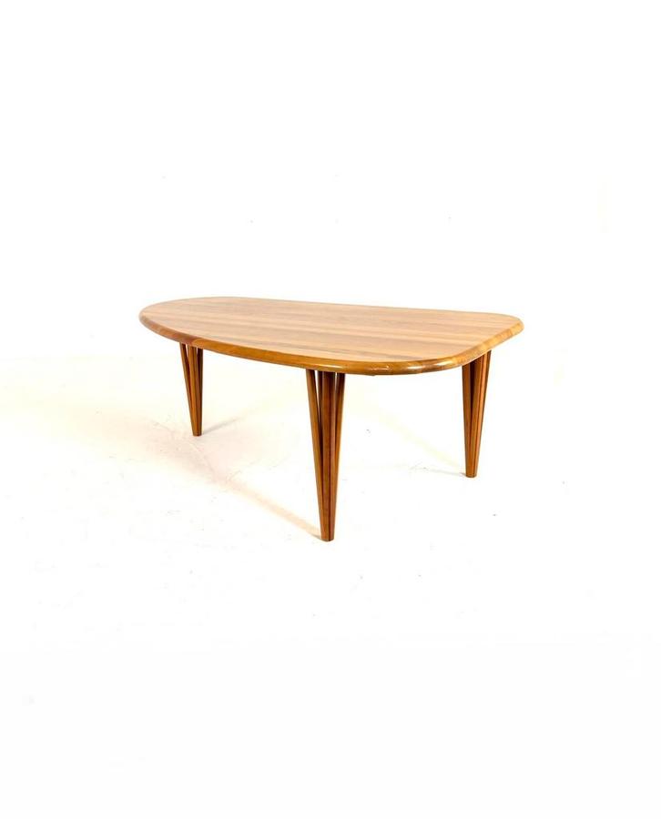 Vintage Deense salontafel, Haslev Møbelfabrik ‘70, Huis en Inrichting, Tafels | Salontafels, Zo goed als nieuw, 50 tot 75 cm, 50 tot 100 cm