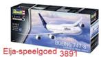 Revell 1:144 Boeing 747-8 Lufthansa 3891 modelbouw vliegtuig, Hobby en Vrije tijd, 1:72 tot 1:144, Revell, Nieuw, Ophalen of Verzenden
