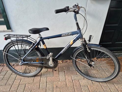 Stoere Gazelle Shark jongensfiets 26 inch, Fietsen en Brommers, Fietsen | Jongens, Zo goed als nieuw, 26 inch of meer, Handrem