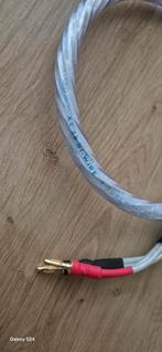 QED XT25 BI-WIRED centerluidspreker kabel 1m met banaanplug, Ophalen of Verzenden, Zo goed als nieuw, 2 tot 5 meter, Luidsprekerkabel