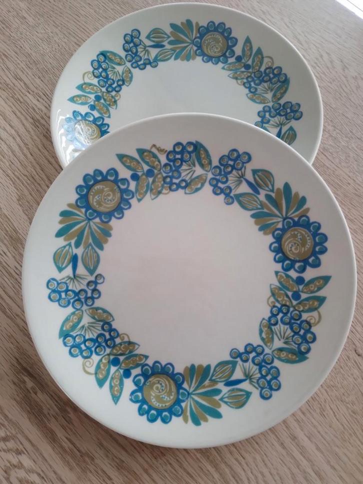 Figgjo Flint Tor Viking 2 Bordjes, Huis en Inrichting, Keuken | Servies, Gebruikt, Bord(en), Overige stijlen, Aardewerk, Ophalen of Verzenden