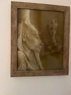 Olieverfschilderij Egyptische Koning, Antiek en Kunst, Ophalen of Verzenden