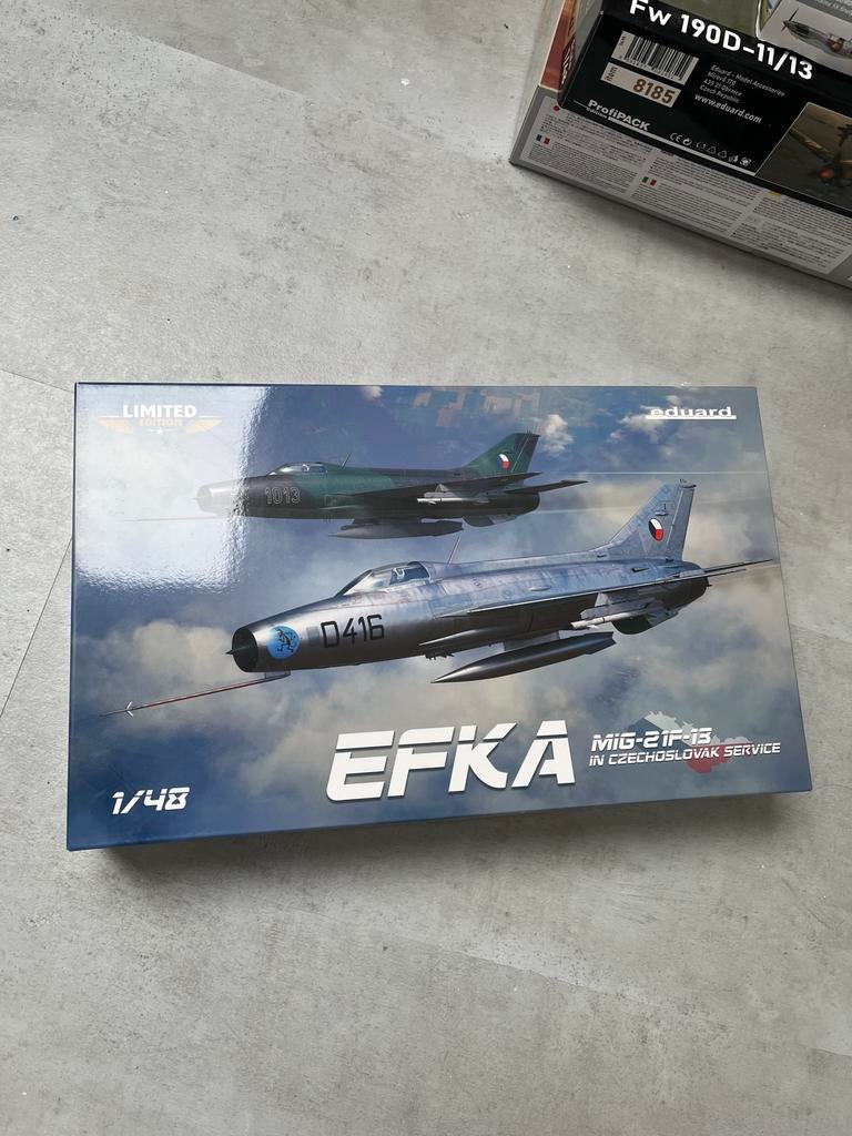 Eduard EFKA MiG-21F-13 1/48 Tsjechoslowakije, Hobby en Vrije tijd, Ophalen of Verzenden, Nieuw