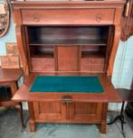 Kast antieke Hollandse eiken secretaire schrijfbureau, Ophalen of Verzenden