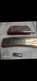 3 Mondharmonica's 2  Hohner een Bandmaster super (DDR), Muziek en Instrumenten, Gebruikt, Overige typen, Ophalen of Verzenden