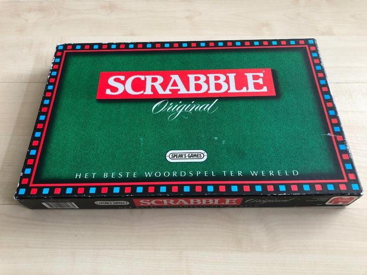 Scrabbel Original, Hobby en Vrije tijd, Gezelschapsspellen | Bordspellen, Zo goed als nieuw, Drie of vier spelers, Ophalen of Verzenden
