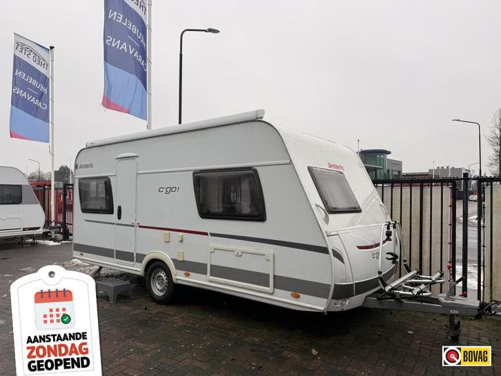 Dethleffs C'Go 475 C Met Cassette luifel, Caravans en Kamperen, Caravans, Bedrijf, tot en met 4, 750 - 1000 kg, Rondzit, Dethleffs