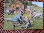 Jetses - Ot en Sien kaart schapen scheren De Stulp 1990, Verzamelen, Ophalen of Verzenden, 1980 tot heden, Ongelopen