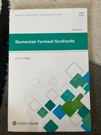 Elementair formeel strafrecht derde druk, Boeken, Informatica en Computer, Ophalen of Verzenden, Zo goed als nieuw, Overige onderwerpen