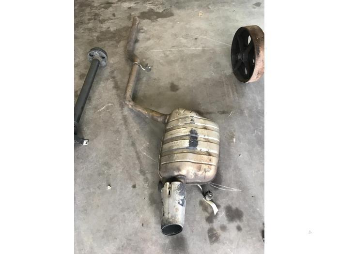 Uitlaat Einddemper van een Mercedes C-Klasse, Auto-onderdelen, Uitlaatsystemen, Mercedes-Benz, Gebruikt, 3 maanden garantie, Ophalen of Verzenden