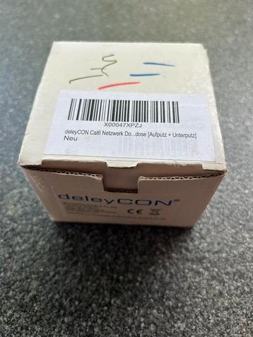 NIEUW: deleyCON CAT6 Netwerkdoos beschikbaar voor biedingen