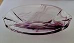 Prachtig paars/roze gevlamd glazen schaaltje, 18x11x4½ cm, Ophalen of Verzenden