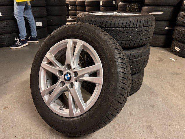 BMW velgen met band 4 stuks winter R16 Inch Continental, Auto-onderdelen, Banden en Velgen, Banden en Velgen, Zomerbanden, 16 inch