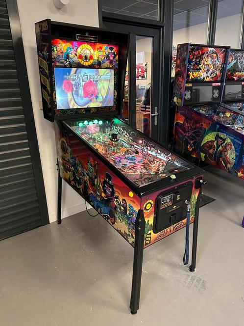 Prachtige flipperkast JJP Guns N Roses Pinball, Verzamelen, Automaten | Flipperkasten, Zo goed als nieuw, Dot-matrix, Flipperkast