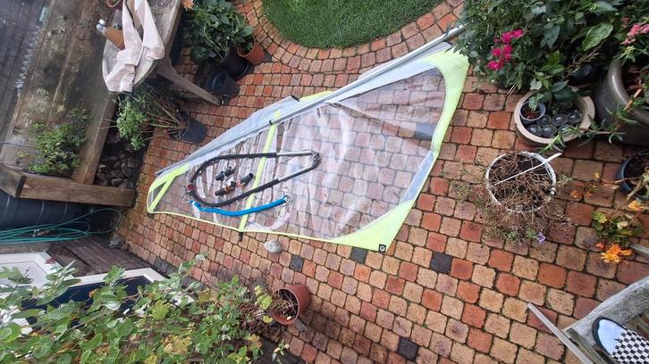 windsurf zeil, Watersport en Boten, Windsurfen, Gebruikt, Zeil, Minder dan 5 m², Ophalen