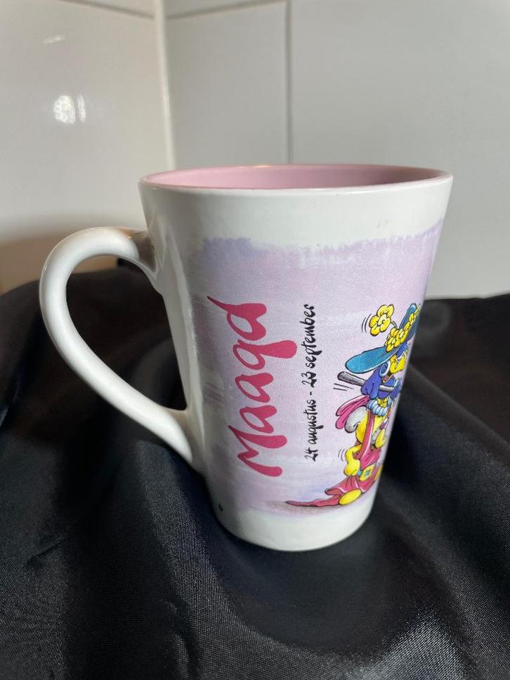 Diddl mok roze – horoscoop Maagd, Verzamelen, Diddl, Zo goed als nieuw, Servies, Diddl, Ophalen of Verzenden