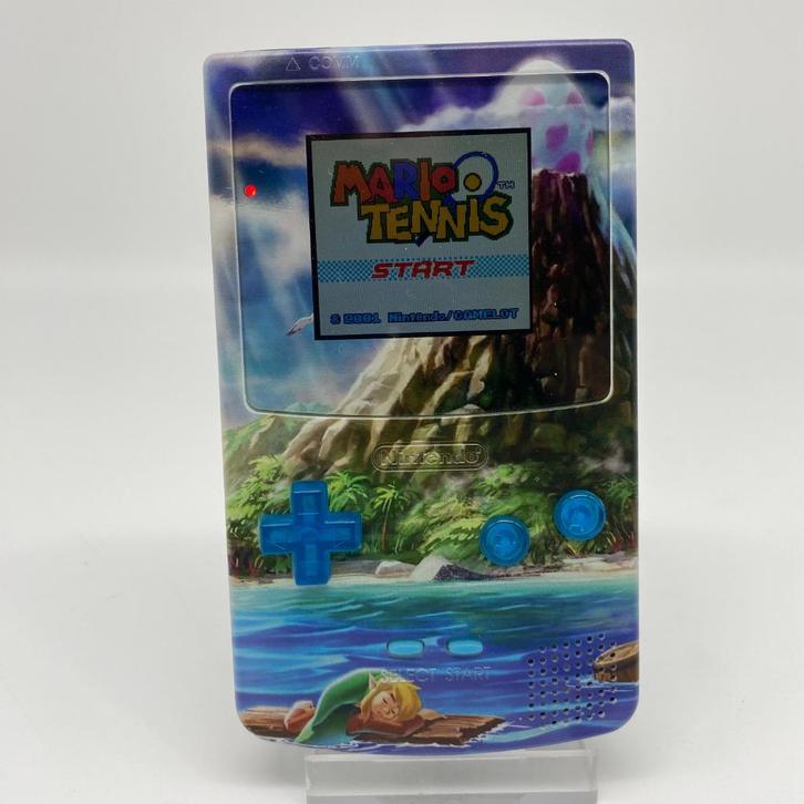 Gameboy Color Custom Shell & IPS screen mod, Spelcomputers en Games, Spelcomputers | Nintendo Game Boy, Zo goed als nieuw, Game Boy Color