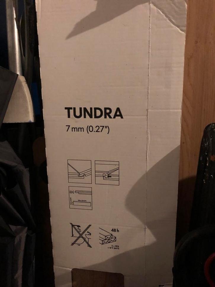 Ikea Tundra Laminaat - Nieuw in doos, Doe-het-zelf en Verbouw, Vloerdelen en Plavuizen, Nieuw, Laminaat, Kunststof, 50 tot 150 cm