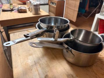 4 Professionele RVS Pannen Horeca Restaurant beschikbaar voor biedingen