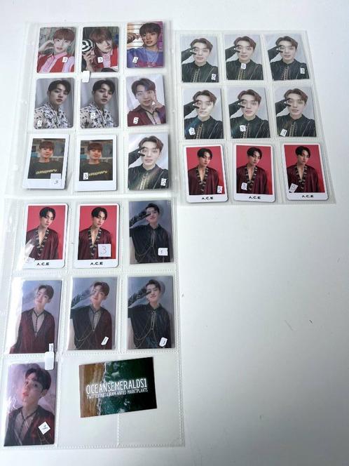 a.c.e yuchan chan photocards, Verzamelen, Muziek, Artiesten en Beroemdheden, Zo goed als nieuw, Foto of Kaart, Verzenden
